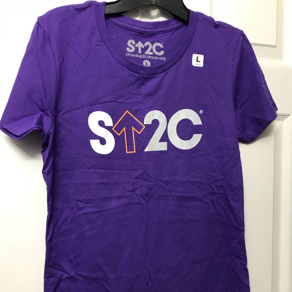 Stand Up To Cancer T-shirt L NWT
